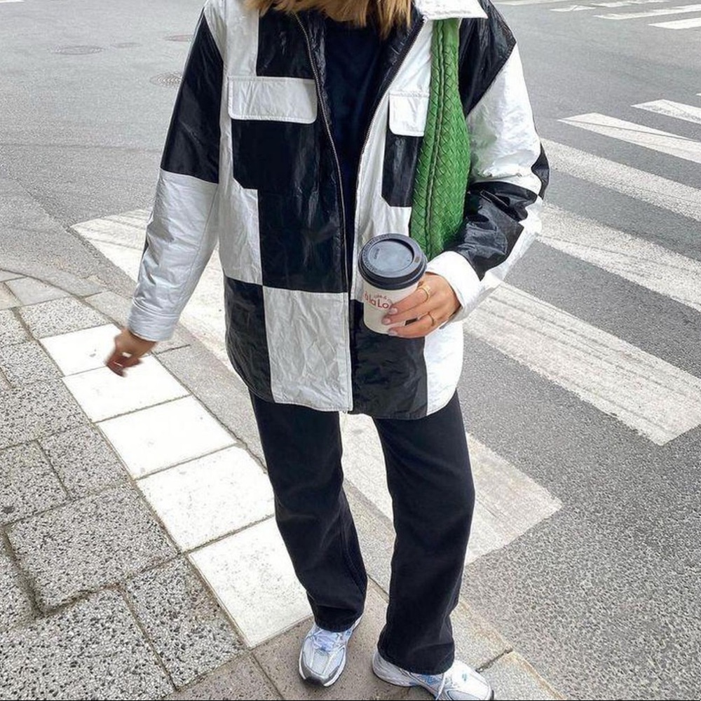 ‼️SOLD‼️ & Other Stories checkered shacket